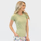 Short Sleeve Seamless Tee - Bamboo