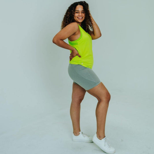 Skin Rio Shorts (7 in. inseam) - Heathered Gray - Senita Athletics
