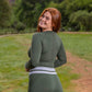 Sporty Seamless Long Sleeve Crop - Evergreen - Senita Athletics