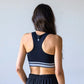 Sporty Seamless Sports Bra - Black - Senita Athletics