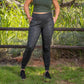 Studio Skin Joggers - Black and Evergreen Terrain - Senita Athletics
