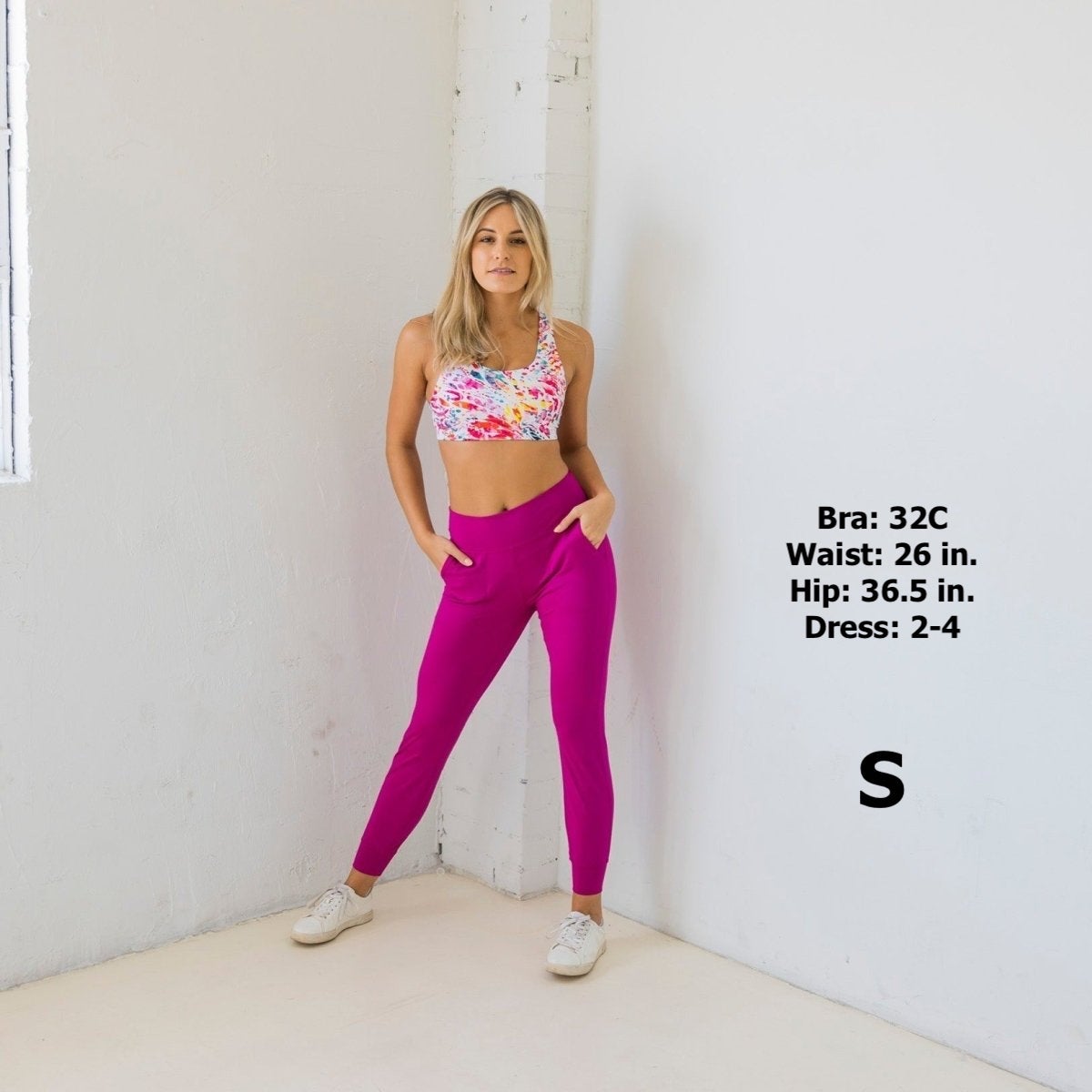 Studio Skin Joggers - Magenta - Senita Athletics