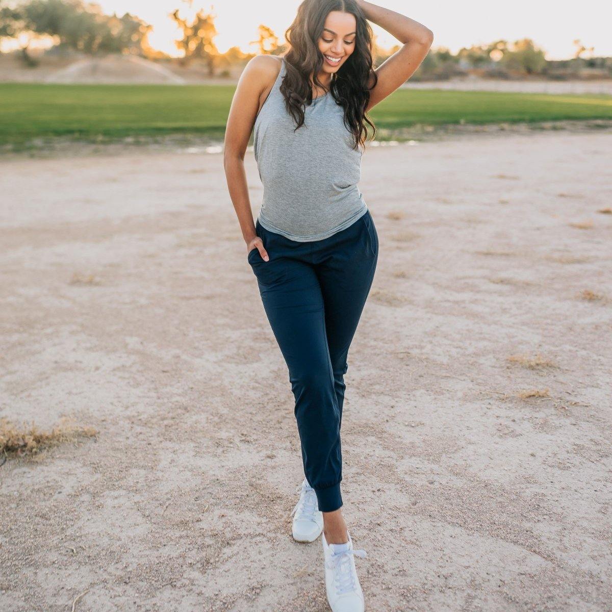 Studio Skin Joggers - Navy - Senita Athletics
