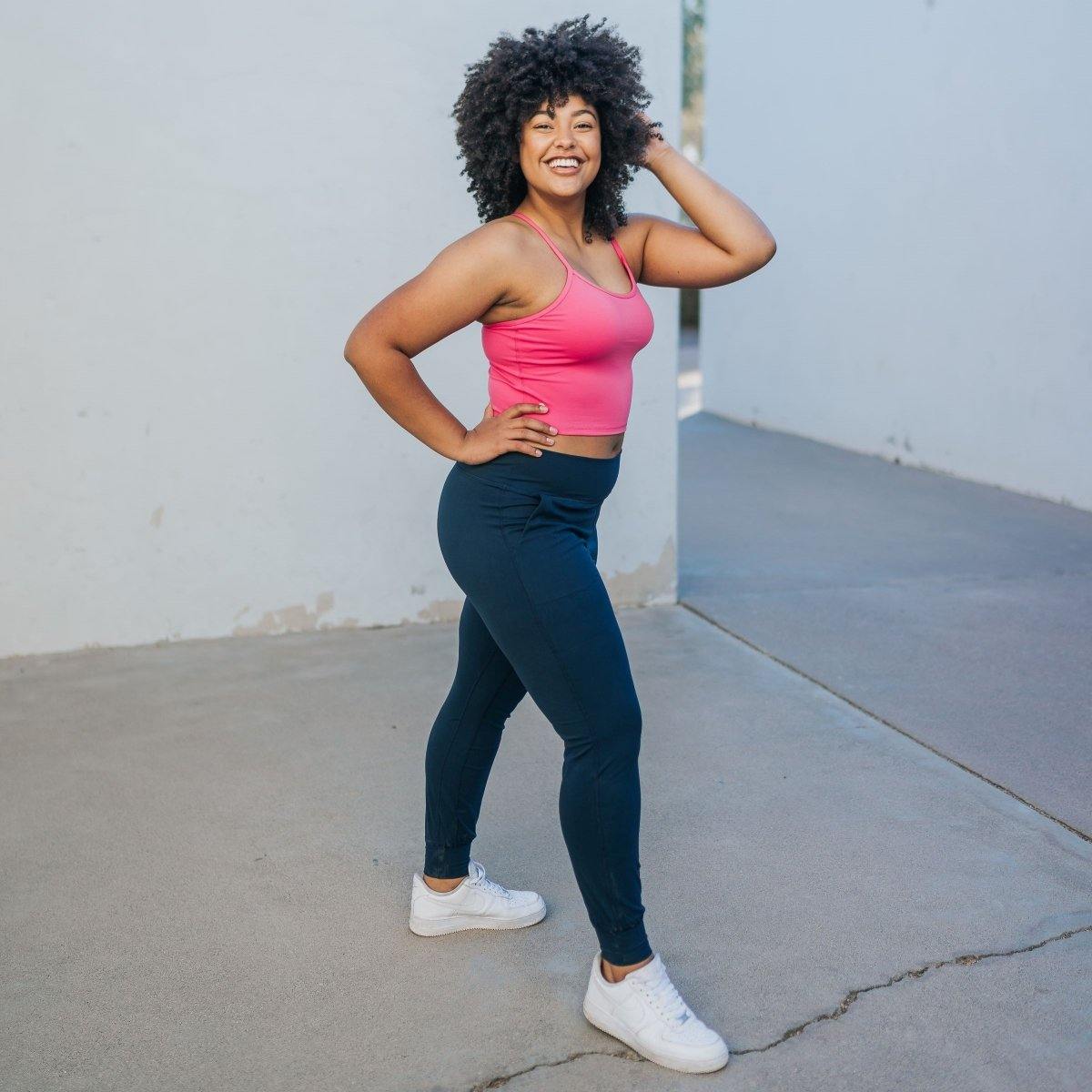 Studio Skin Joggers - Navy - Senita Athletics