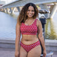 Sun City Bikini Bottoms - Cherry Stars - Senita Athletics