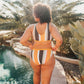 Sun City Bikini Bottoms - Honey Stripe - Senita Athletics