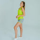 Swift Shorts 4 - Heathered Gray/Margarita - Senita Athletics