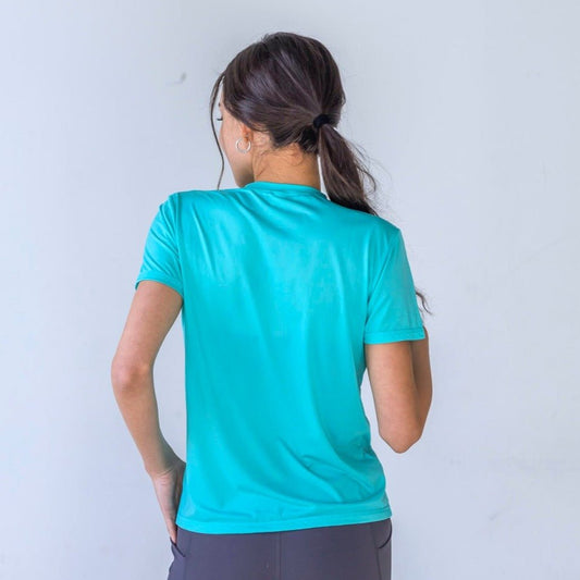 Tahoe Tee - Turquoise - Senita Athletics