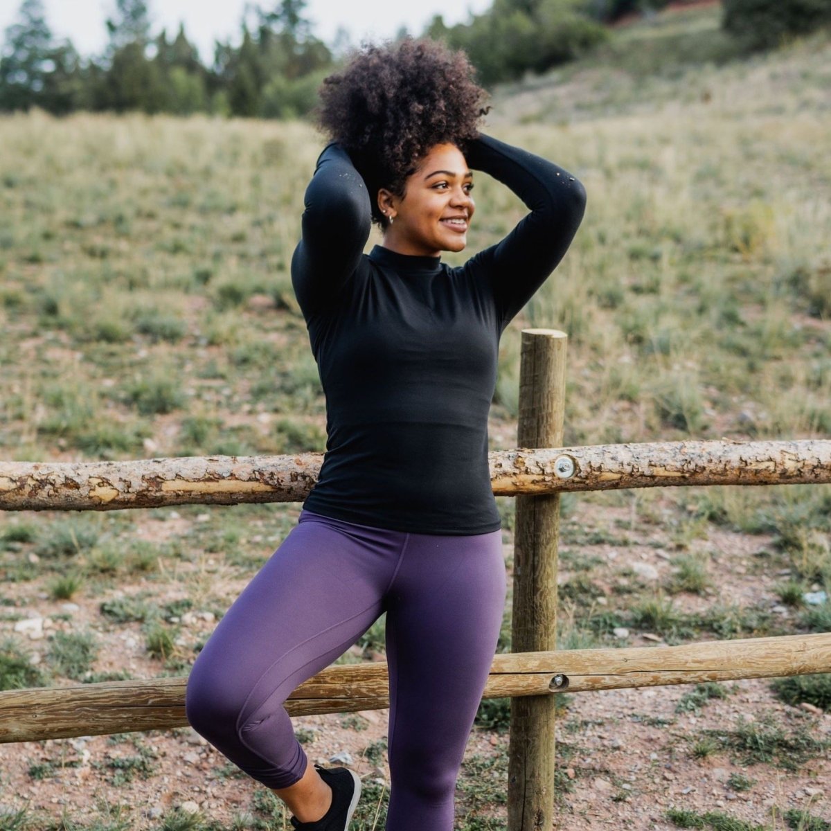 Telluride Long Sleeve - Black - Senita Athletics