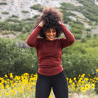 Tie Back Long Sleeve - Bronze - Senita Athletics