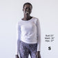 Tie Back Long Sleeve - White - Senita Athletics