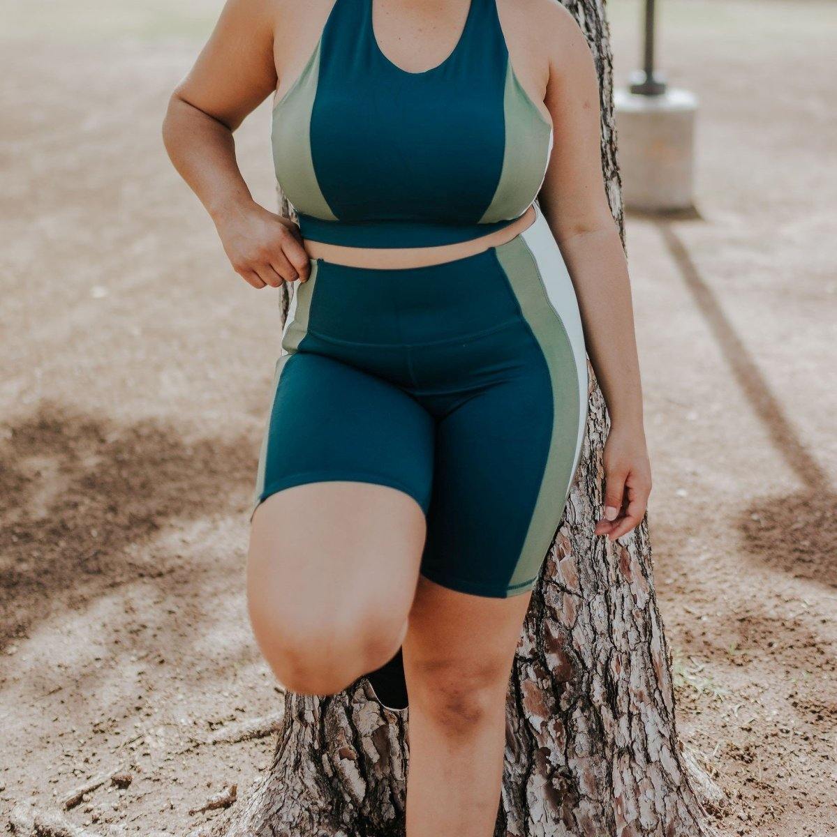 Trio Shorts - Jungle, Pacific, Mint - Senita Athletics