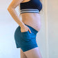 Under Panel Maternity Shorts - Pacific - Senita Athletics
