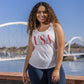 USA Racerback Tank - White - Senita Athletics