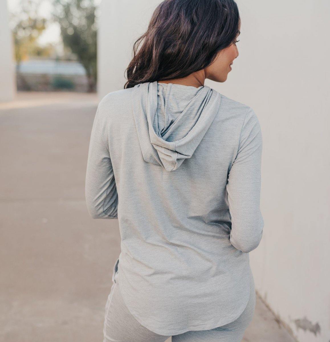 Weekend Hoodie - Heathered Gray - Senita Athletics