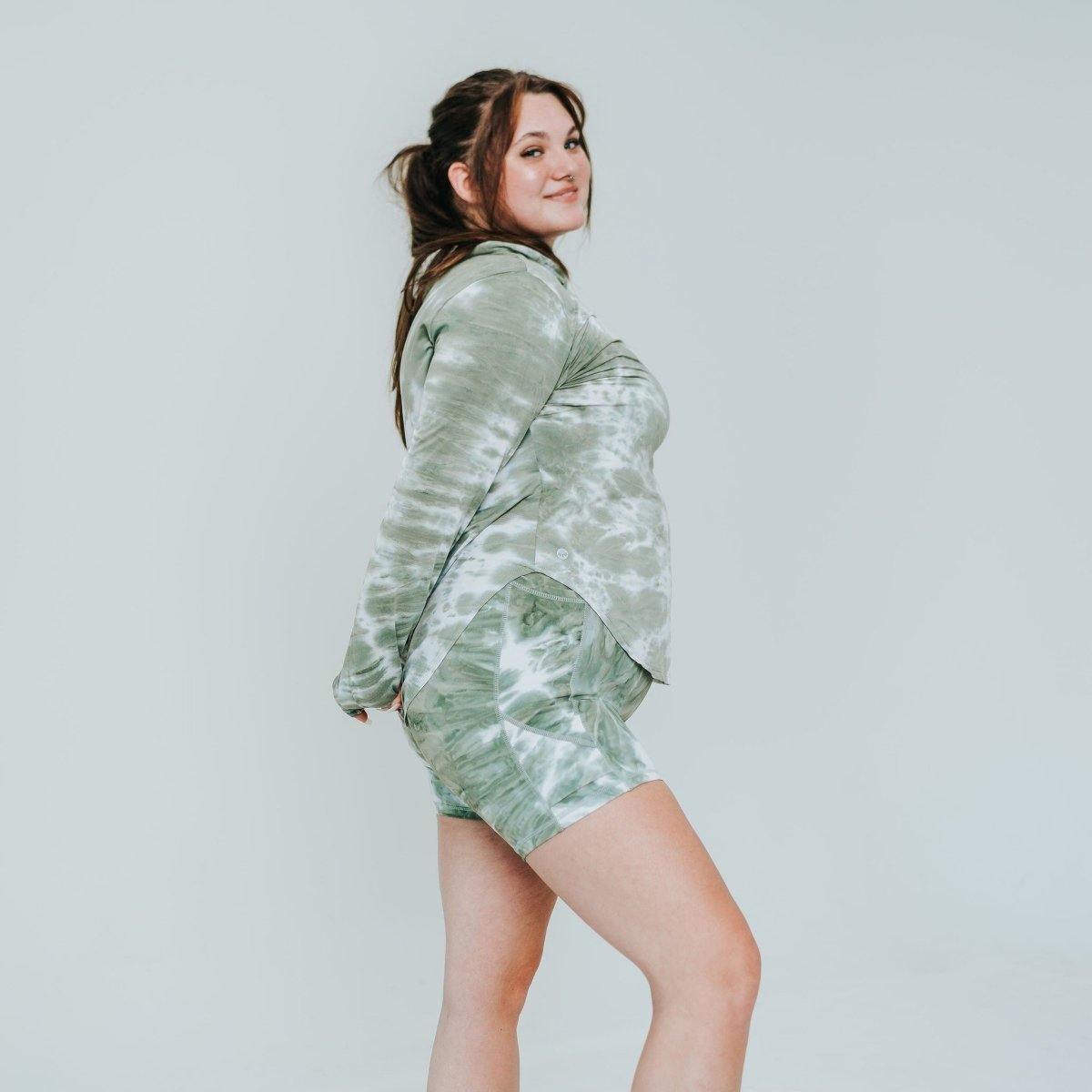 Weekend Hoodie - Sage Tie Dye - Senita Athletics