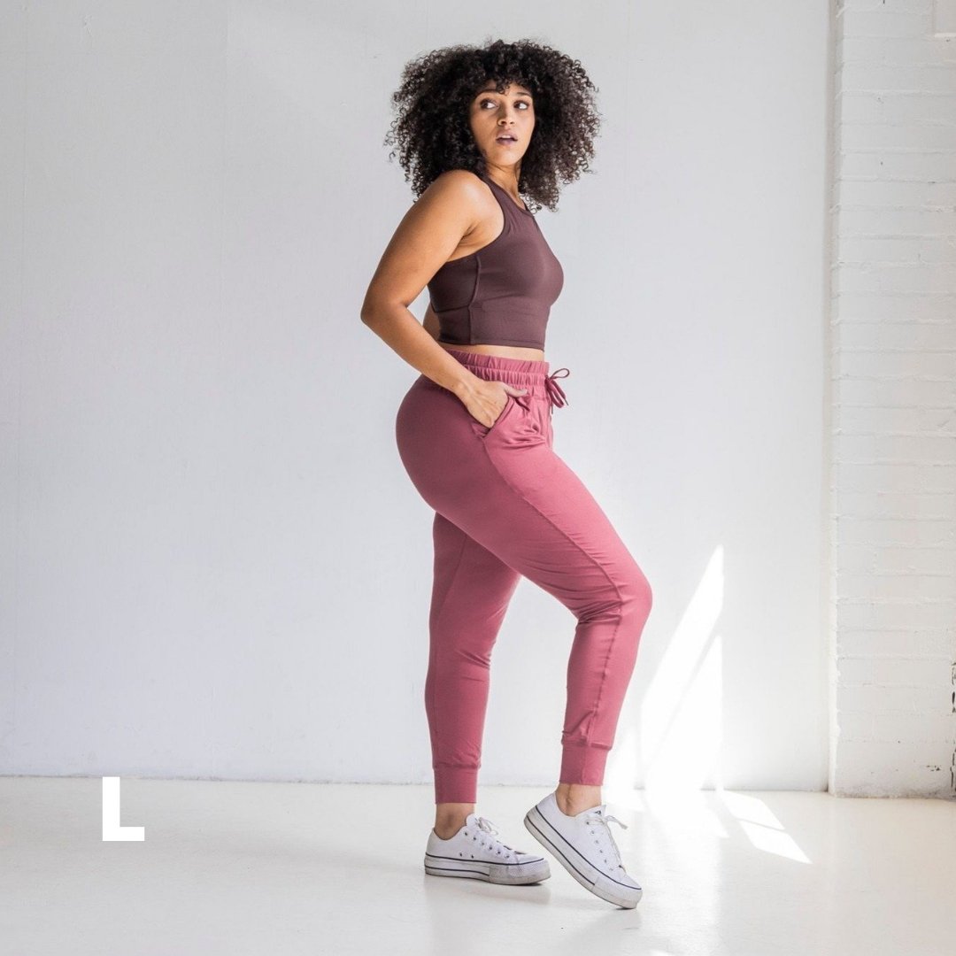Weekend Joggers - French Rose - Senita Athletics
