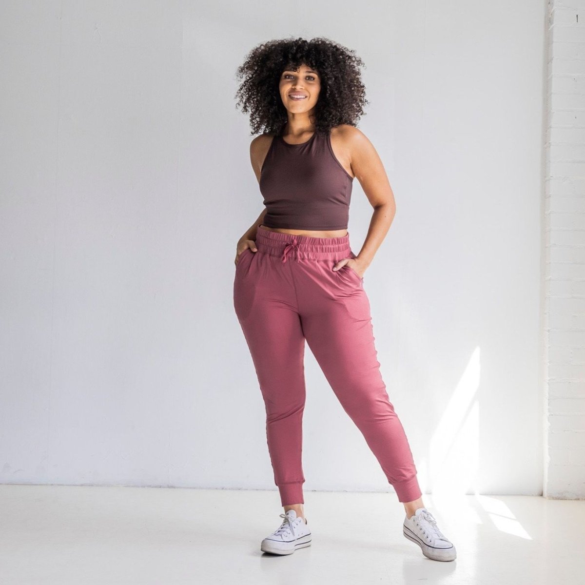 Weekend Joggers - French Rose - Senita Athletics