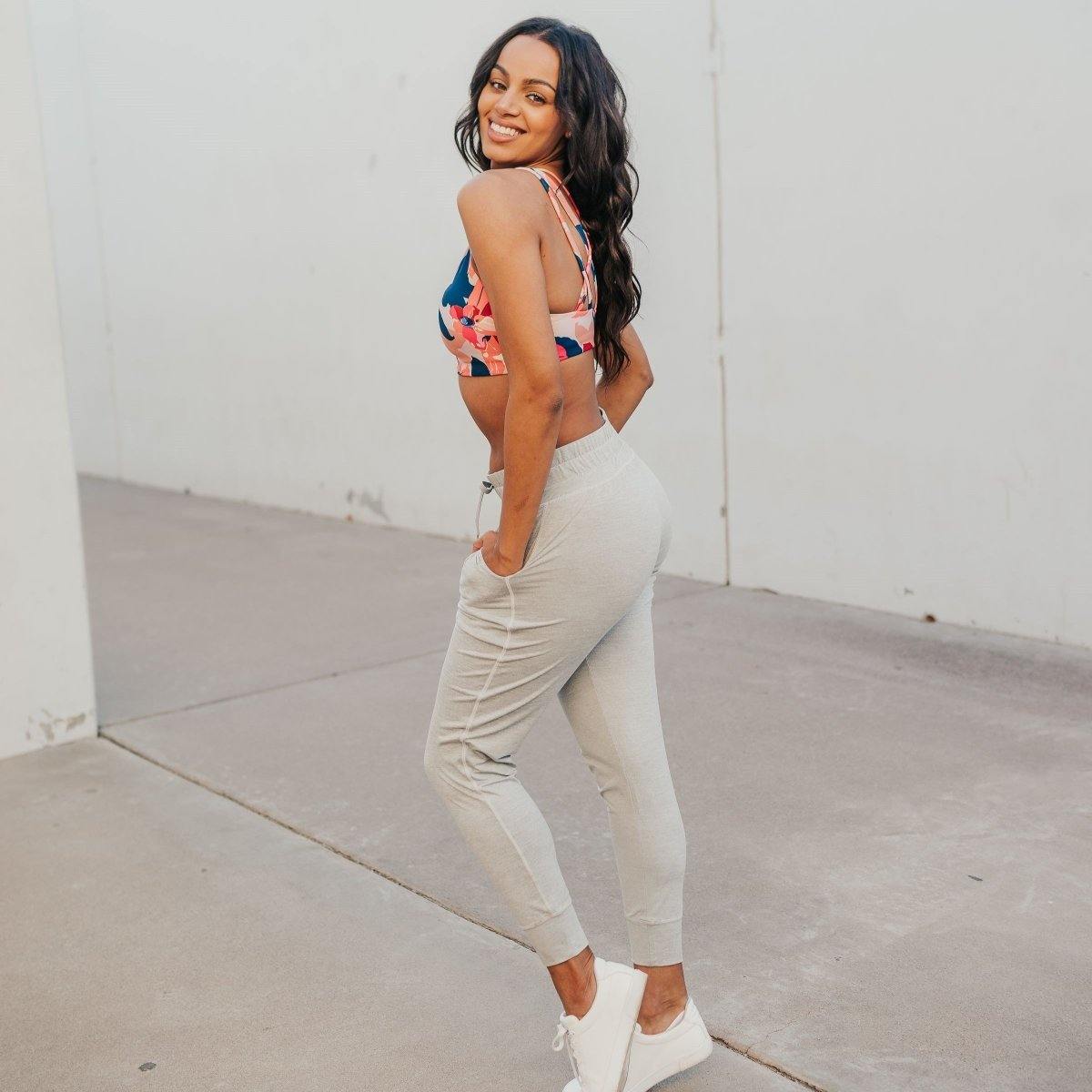 Weekend Joggers - Heathered Gray - Senita Athletics
