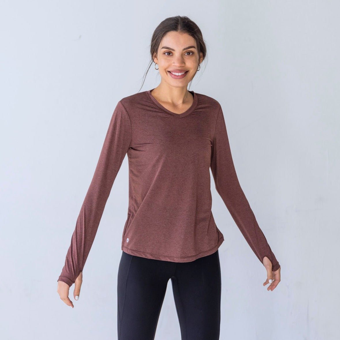 Wonder Long Sleeve - Fossil - Senita Athletics