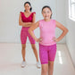 Youth Biker Shorts - Uptown Pink - Senita Athletics