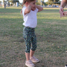 Youth Racer Capris - Daisy - Senita Athletics