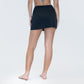 High Waisted Zuma Swim Skort - Black - FINAL SALE